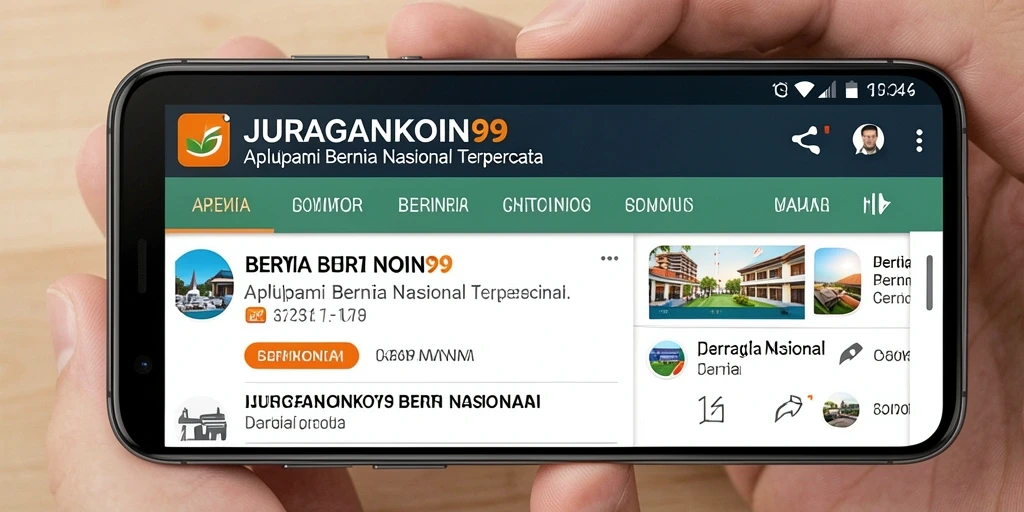 Antarmuka JURAGANKOIN99 yang informatif dan mudah dinavigasi.