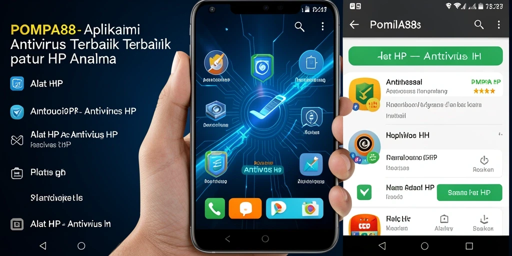 Screenshot utama POMPA88 menampilkan antarmuka pindaian antivirus yang ramah pengguna.