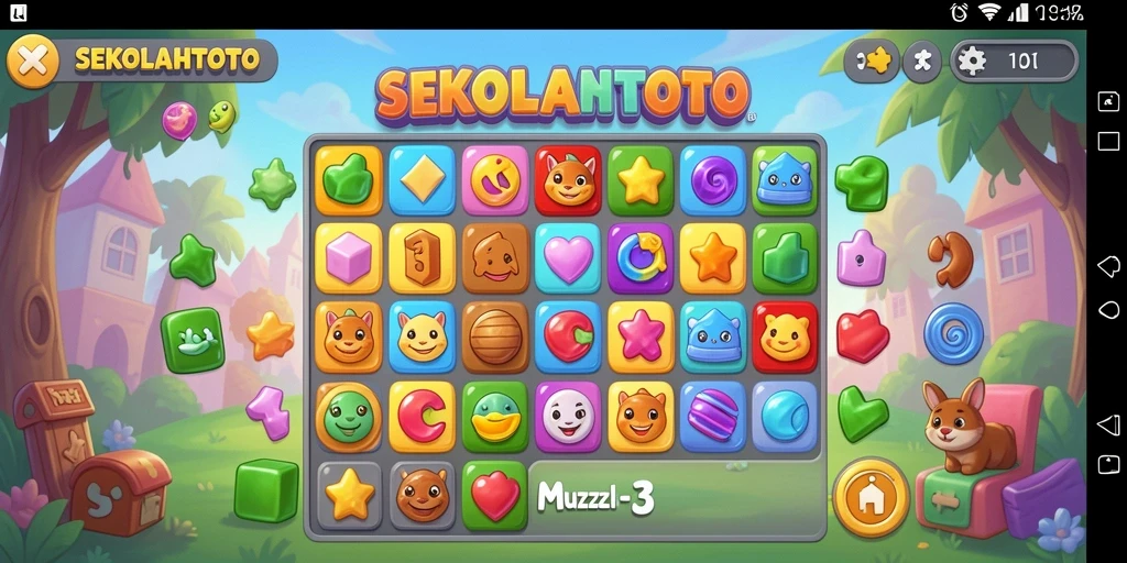 Antarmuka menarik dan menghibur dalam SEKOLAHTOTO.